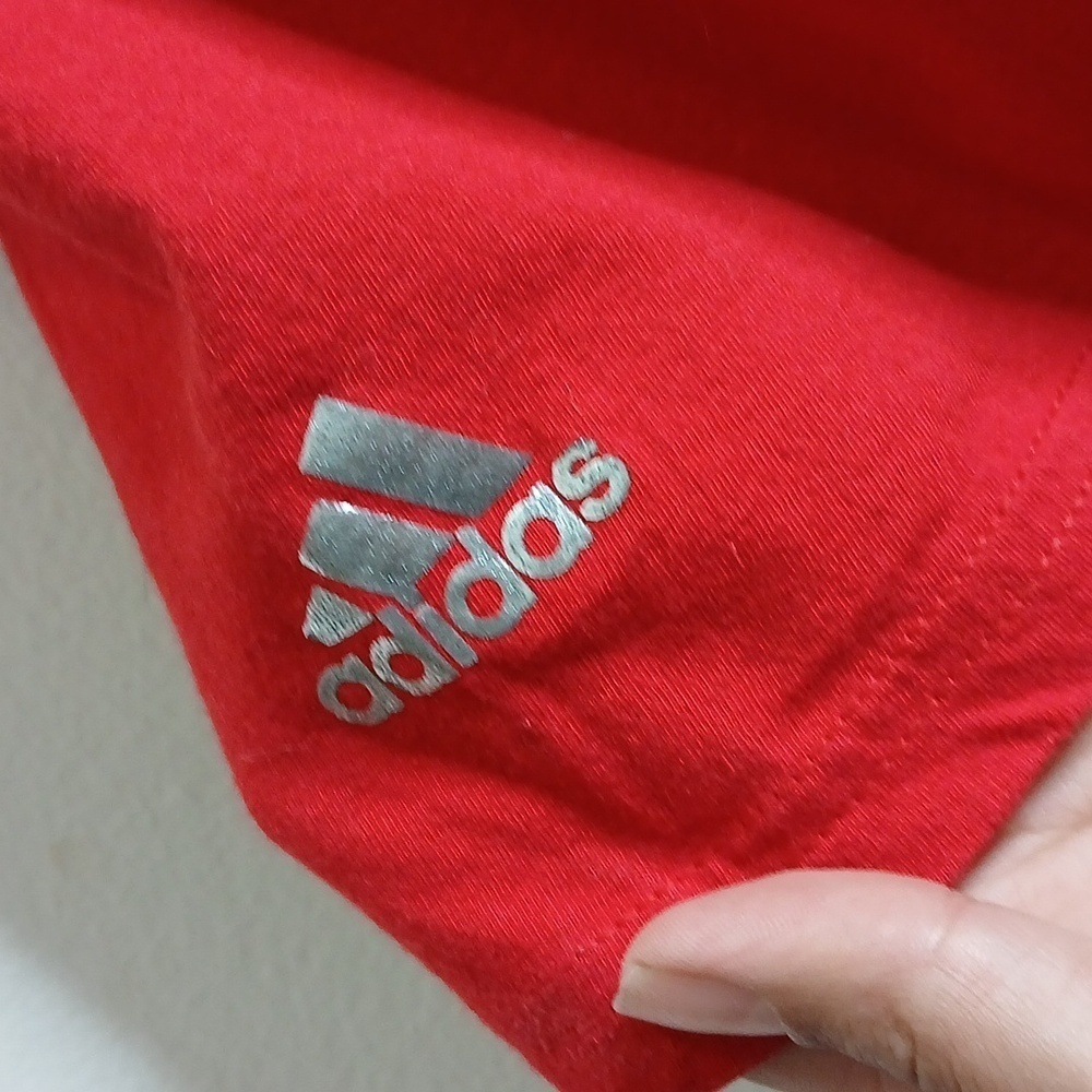 Adidas mens red amplifier tee shirt size XL - Picture 6 of 10